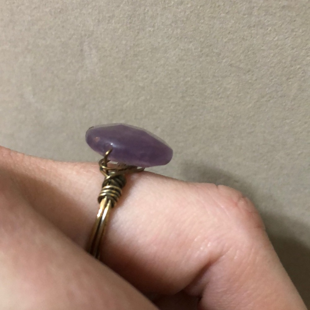Wire jewel ring